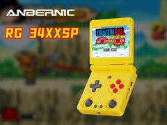 The RG34XX SP is Anebrnic's second gaming handheld release of the year after the RG557. (Image source: Anbernic)