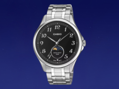 Casio’s MTP-M110D watches (pictured) have been listed on its global website. (Image source: Casio)