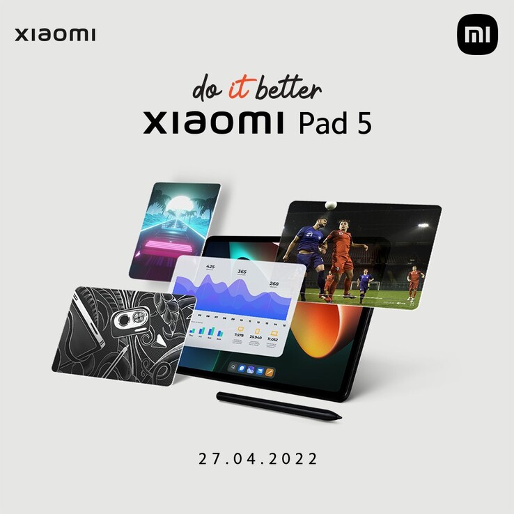 Xiaomi teases the Pad 5's upcoming launch. (Source: Xiaomi India via Twitter)