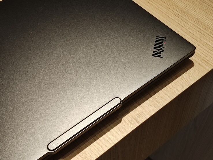 Aluminum lid on the ThinkPad T16 Gen 5.