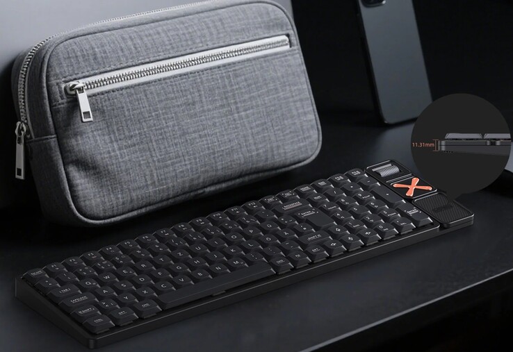Iqunix Magi96 wireless mechanical keyboard ISO-DE layout. (Image source: Iqunix)