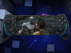 ARMSX2 version 0.5.4 is now available for testers. Pictured: Android phone running God of War II. (Image source: r/playstation, Sony, and Razer - edited)