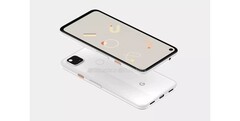 An up-to-date Pixel 4a render. (Source: OnLeaks/91Mobiles)