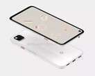 An up-to-date Pixel 4a render. (Source: OnLeaks/91Mobiles)