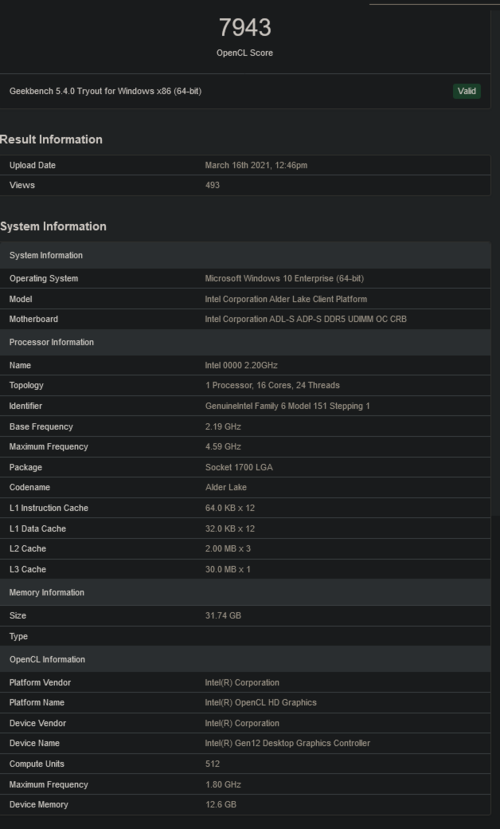 (Image Source: Geekbench)