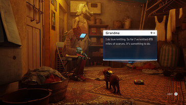 Pictured: A gameplay screenshot from Stray.
