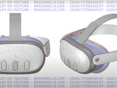 The Quest 3 is rumoured to be a cut-down version of the Quest Pro. (Image source: SadlyItsBradley)