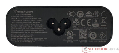 120-watt power supply unit (19 V; 6.32 A)