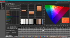 ColorChecker before calibration