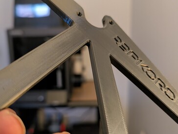 Close up of the RepRack mounting system.