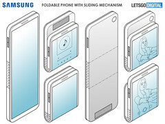 Samsung's next foldable could be an updated clamshell smartphone. (Source: Letsgodigital)