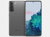 A Galaxy S21 render. (Source: Voice)