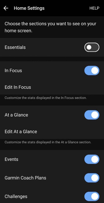 The Essentials view must be manually enabled first