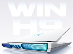 Promotional image of Honor WIN H9 gaming laptop.