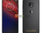 Renders of the Moto Z4. (Source: 91Mobiles)