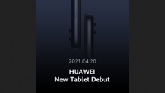 Huawei's latest tablet teaser. (Source: Twitter)