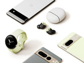 The Pixel Watch alongside the Pixel 6a, Pixel Buds Pro and the Pixel 7 series. (Image source: Google)