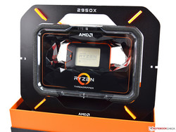 The AMD Ryzen Threadripper 2950X. Test processor courtesy of AMD.