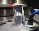 Agnilet single-piece 3D printed engine emerging from powdered metal (Image Source: Agnikul)
