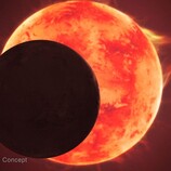 An artist's concept of planet TRAPPIST-1 d revolving around its star (Image source: NASA, ESA, CSA, Joseph Olmsted, and STScI)