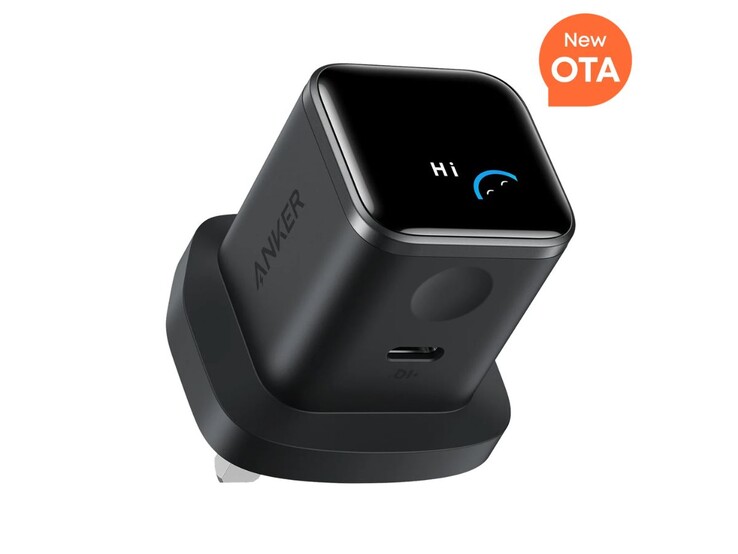 The Anker Nano Charger (45W, Smart Display) for the UK