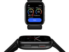 The BP Doctor Fit Gen 3 smartwatch has a blood pressure cuff. (Image source: YHE)