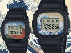 The Casio DW-5600KHG24-1JR (left) and DW-5600KHK24-1JR (right). (Image source: Casio Japan via @geesgshock on Instagram)