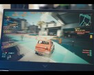 Cyberpunk 2077 gameplay running on HP Victus with RTX 5050 GPU at 1080p Medium settings (Image source: Dawid Does Tech Stuff/YouTube)