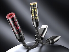 The Jade Audio Jiezi headphone DAC comes in 3.5 mm unbalanced and 4.4 mm balanced models. (Image source: Jade Audio)