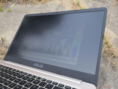 Outdoors on overcast day