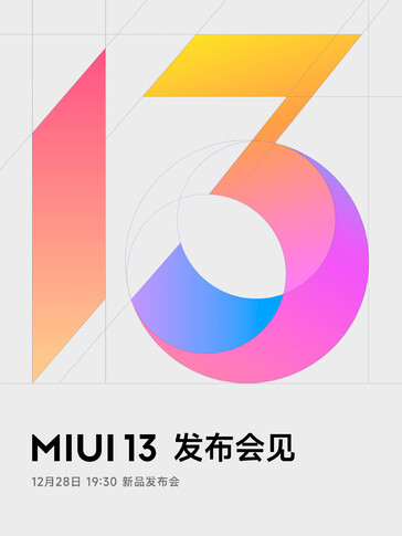 MIUI 13 launch date. (Image source: Xiaomi)