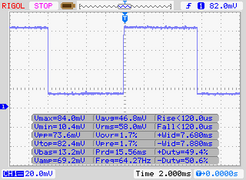 keyboard backlighting: PWM @ 64 Hz, only on level 2 (lowest brightness)