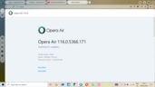Checking how much RAM Opera Air needs to load and display 4 tabs. Image source: Notebookcheck