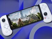 The "Q Lite" PlayStation handheld will offer remote PS5 play and allegedly look like a DualSense controller. (Image: Backbone One PlayStation - edited)