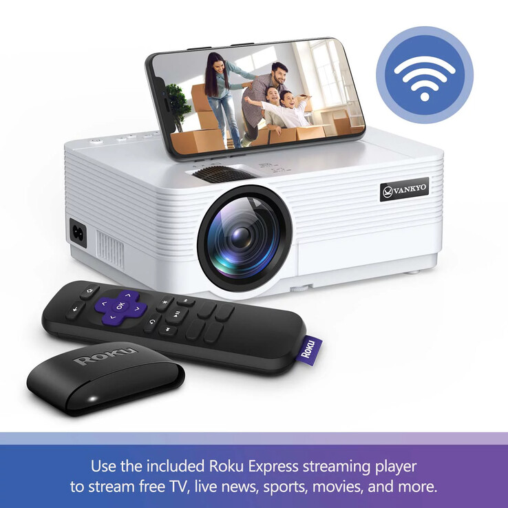 The VANKYO Leisure 470 Roku projector kit. (Image source: Walmart)