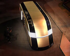 The Robovan looks every bit as futuristic as the Robotaxi (Image source: Tesla)
