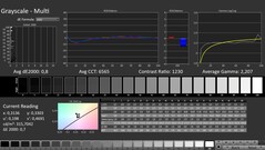 CalMAN: Grayscale (calibrated)