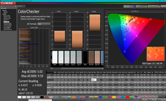 ColorChecker before calibration