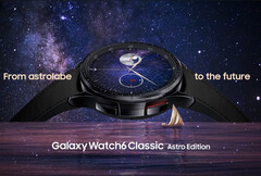The Astro Edition features exclusive dials but no hardware changes from the regular Galaxy Watch6 Classic. (Image source: Samsung)