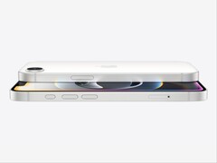 iPhone 16e (pictured) comes with a notched display and a single rear camera. (Image source: Apple)