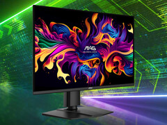 The MAG 274QP X24 is MSI's latest 27-inch gaming monitor with a Gen 3 QD-OLED panel. (Image source: MSI)