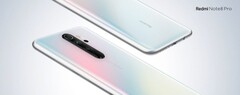 The Note 8 series in official promo images. (Source: Redmi)