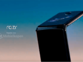 The new Motorola Razr is spolied prior to its launch. (Source: Twitter)