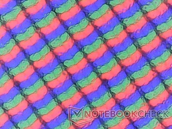 Matte panel is slightly grainier than a glossy alternative