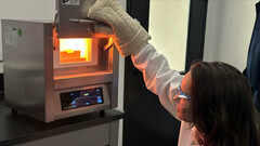 Baking of sodium battery electrode materials (image: Bedrock Materials)