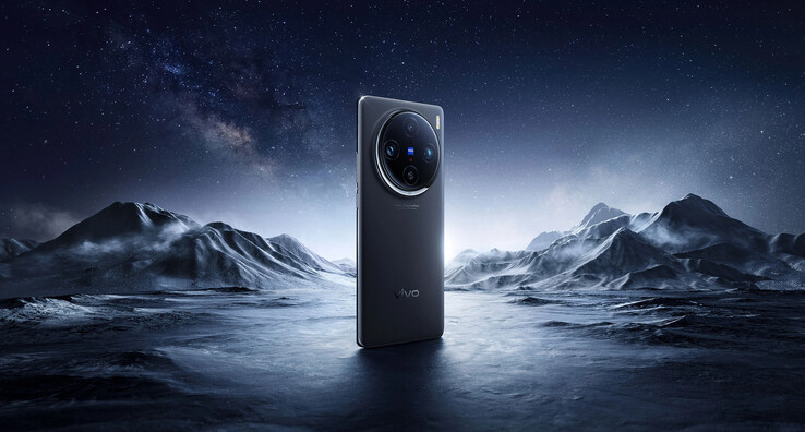 Vivo X100 - Asteroid Black. (Image source: Vivo)