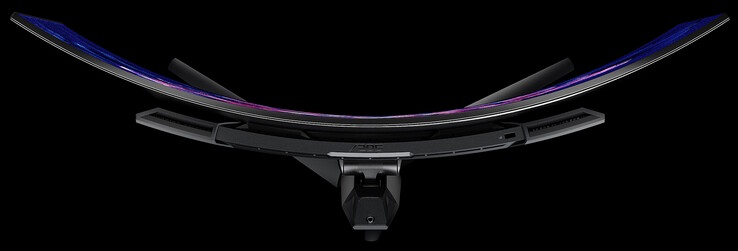 The ROG Swift OLED PG39WCDM sports an 800R curvature. (Image Source: Asus)