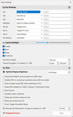 Shutting down all Asus processes