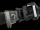 The liquid-cooled RX 6900XT currently costs more than the GeForce RTX 3090 in India, despite delivering worse performance (Image source: AMD)