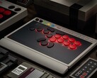 The 8BitDo Arcade Controller Pro has a display at the top left corner.